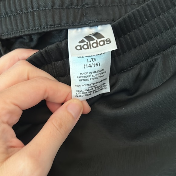 NWT adidas black/white athletic pants jogger style - Picture 3 of 4